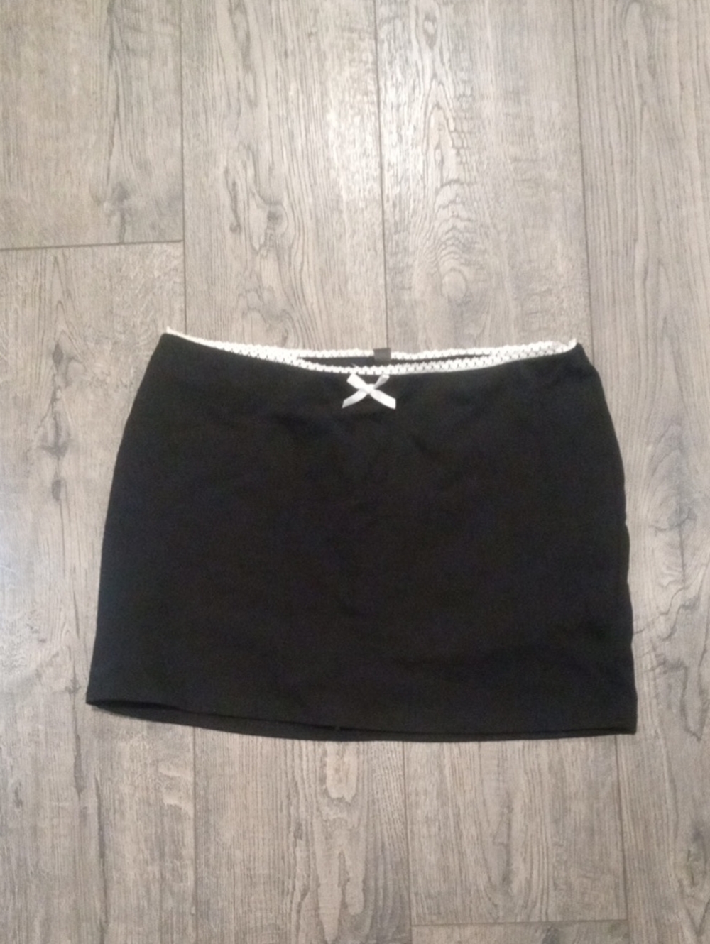 Windsor Black Mini Skirt with Built In Short